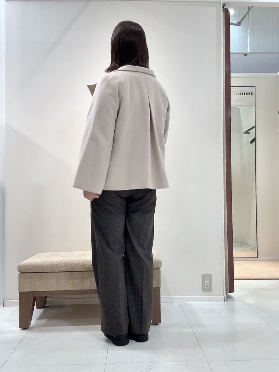 YUIさんの「UNTITLED｜【着回しが効く／オンオフアウター】ウールショートコート」を使ったコーディネート