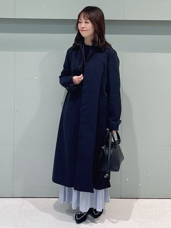 makiさんの「UNTITLED｜◆【はっ水/洗える】タスランステンカラーコート」を使ったコーディネート
