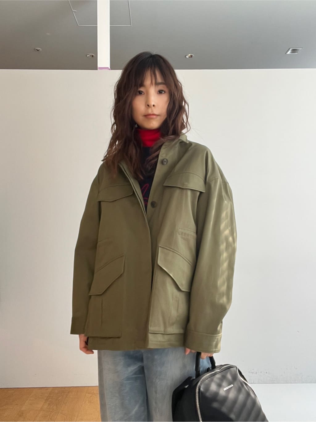 misaさんの「DRESSTERIOR｜【ウォッシャブル】コンパクトコットンミリタリーブルゾン」を使ったコーディネート
