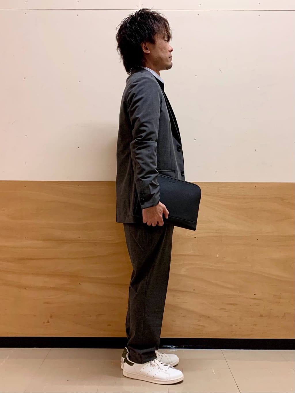 MATUさんの「THE SHOP TK｜CARREMAN／キャリーマンTRジャケット【セットアップ可/洗濯機OK】」を使ったコーディネート