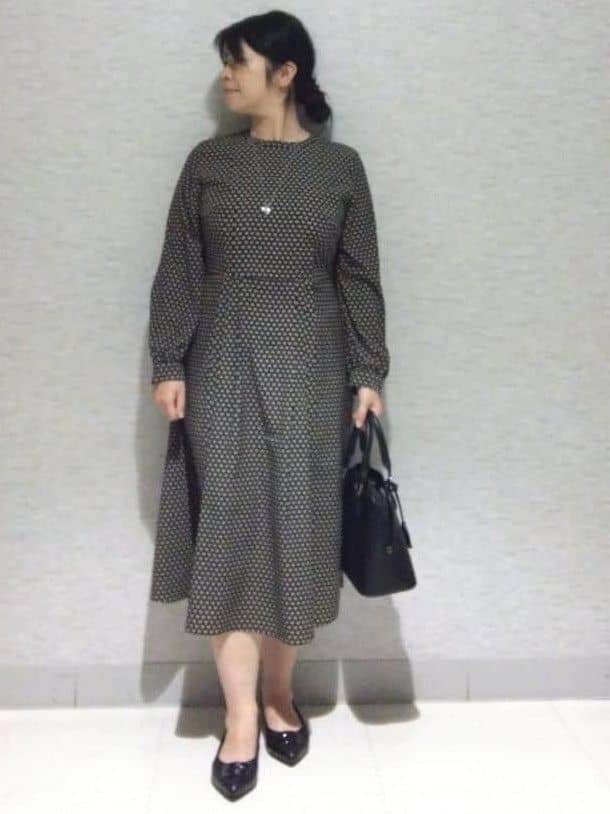 sakoさんの「Reflect｜【お食事会やお出かけに◎】ふんわりジャカード編みカーディガン」を使ったコーディネート