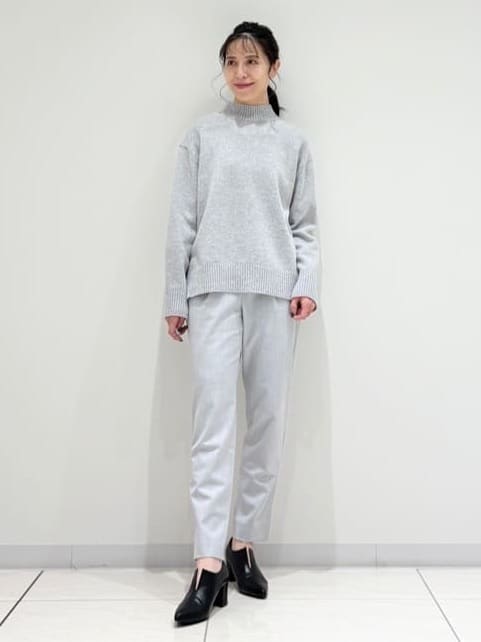 kayoさんの「INDIVI｜【カシミヤ混】ミドルゲージ ハイネックニット」を使ったコーディネート
