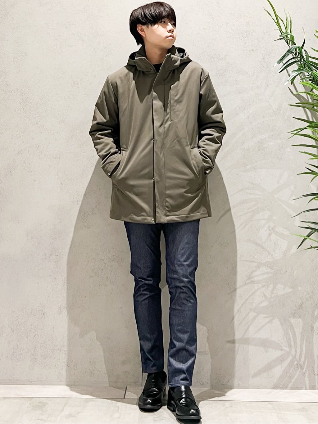 SHI-MAさんの「THE SHOP TK｜【3WAY】中綿ライナー付き カルゼコート　洗濯機OK/ON・OFF対応」を使ったコーディネート