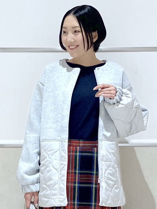 eriko さんの「Dessin｜【洗える】ウールブレンド後ろボタンニット」を使ったコーディネート