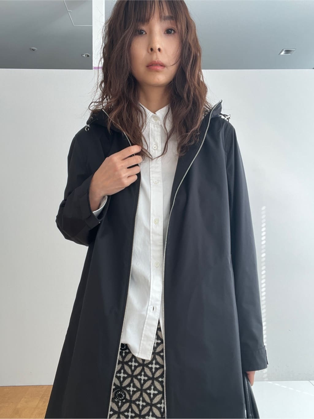 misaさんの「DRESSTERIOR｜【ウォッシャブル/撥水素材】撥水フーテッドツイルコート」を使ったコーディネート