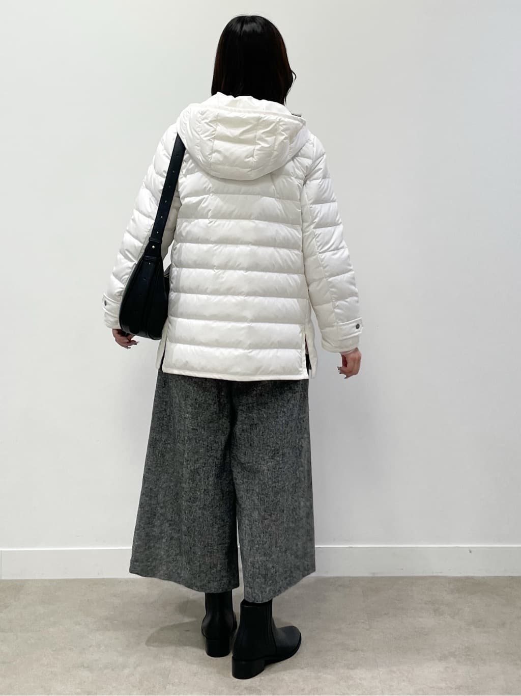 yukariさんの「Dessin｜【撥水・2WAY】ミュラーダウンコートミドル丈」を使ったコーディネート