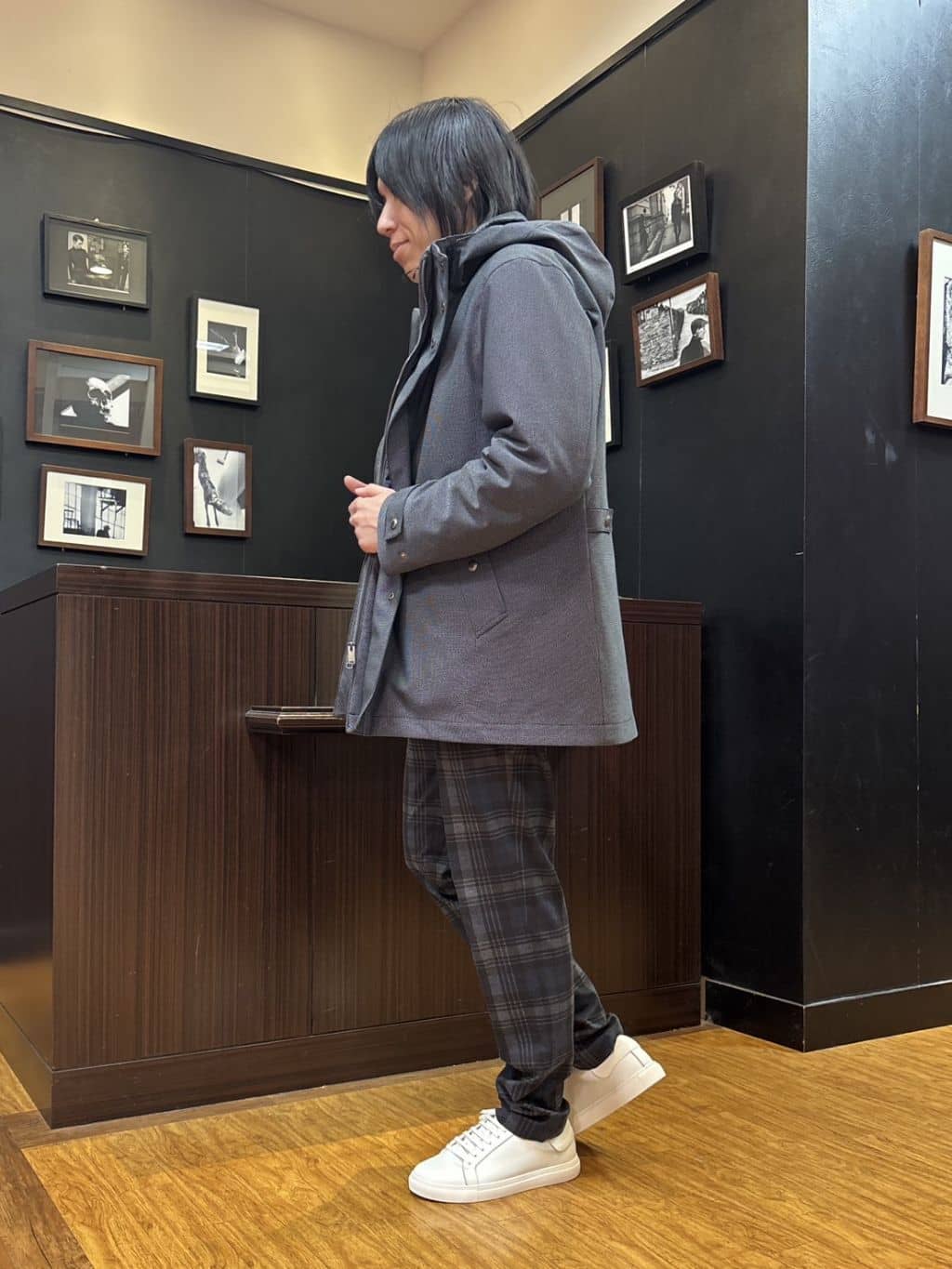 moritaさんの「TAKEO KIKUCHI｜【3WAY】ドビー ダウンライナー付ブルゾン」を使ったコーディネート
