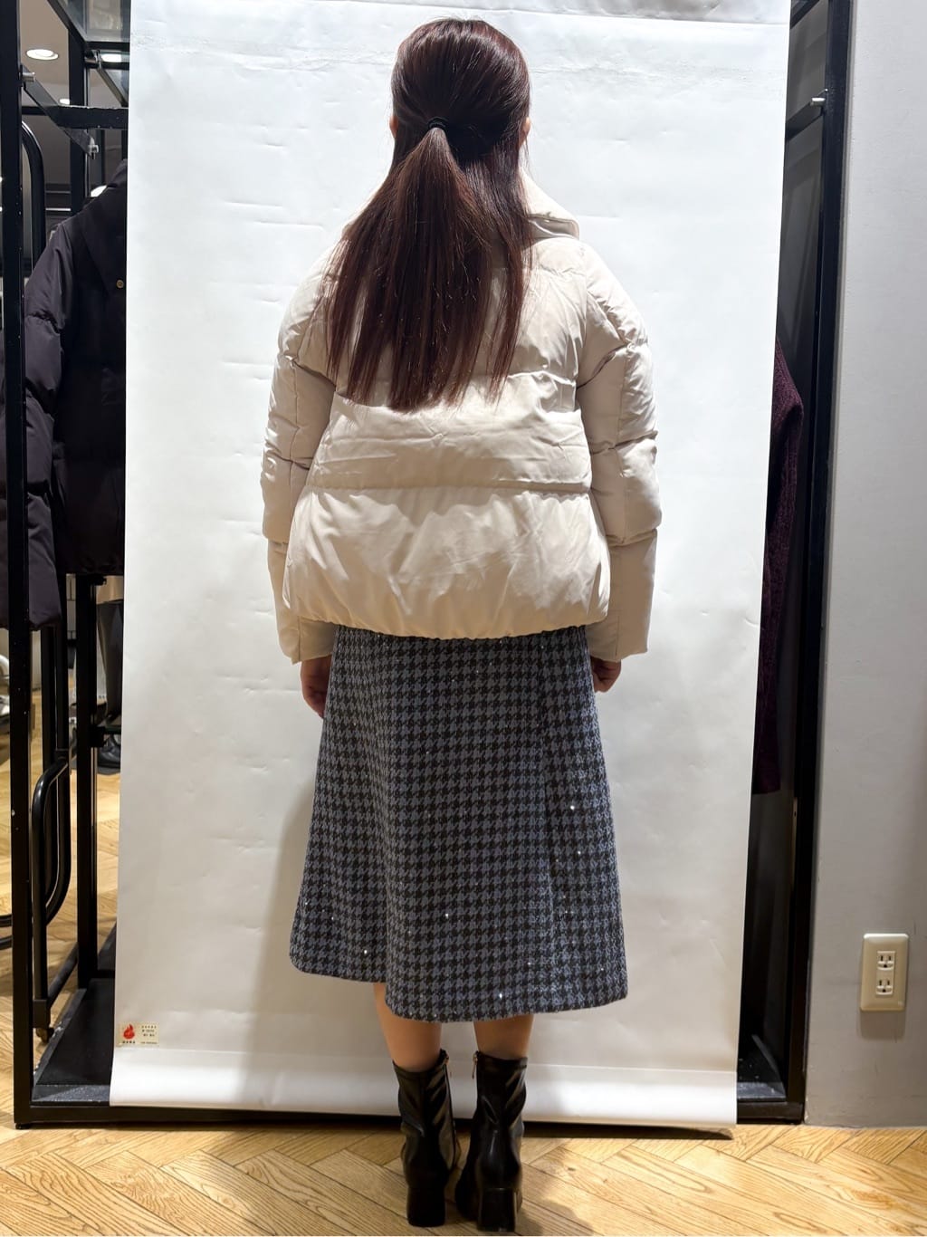 ふうかさんの「index｜KAWADAダウンショートコート【撥水／洗濯機OK／静電気防止裏地】《XS～LL》」を使ったコーディネート