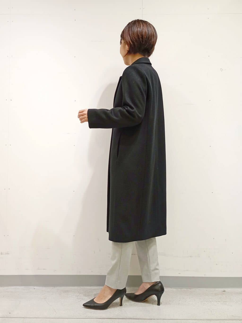 Kさんの「INDIVI｜【洗える／チュニック丈／カシミヤ混】スリットデザインVネックニット」を使ったコーディネート