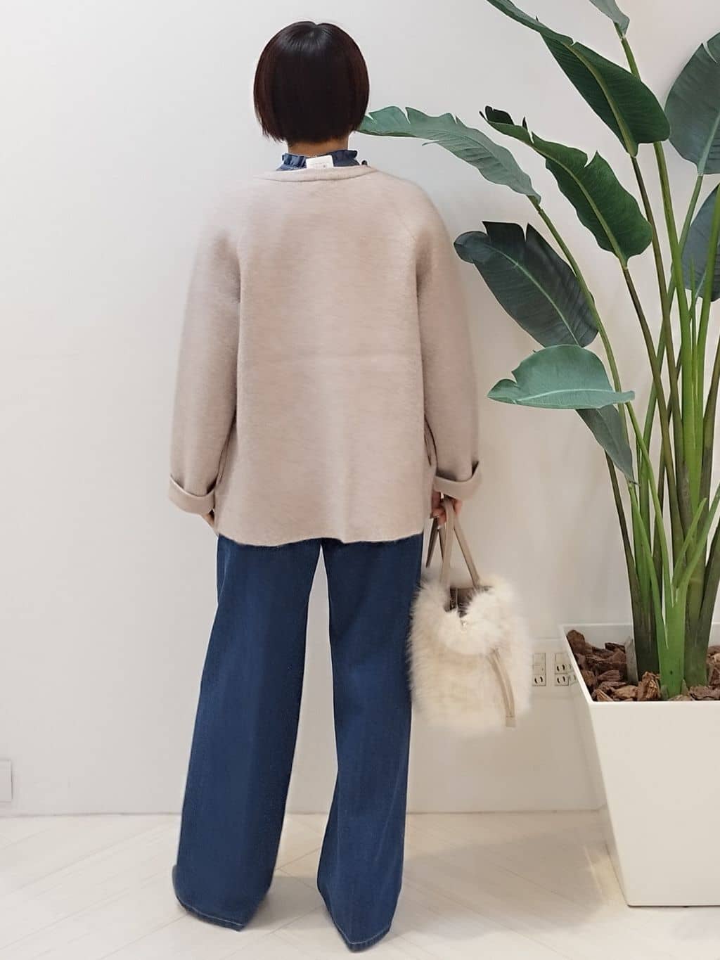 s u g iさんの「UNTITLED｜【軽アウター/ミドル丈】ウールニットコーディガン」を使ったコーディネート
