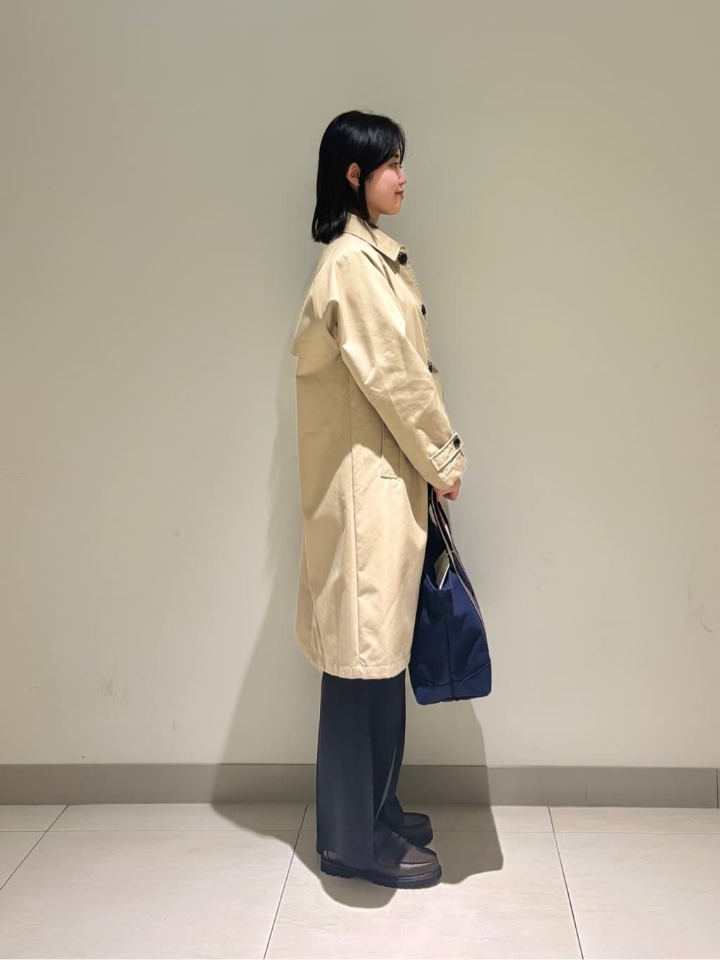 mayuさんの「Dessin｜【ウエストゴム/洗える】ツイルセミワイドパンツ」を使ったコーディネート