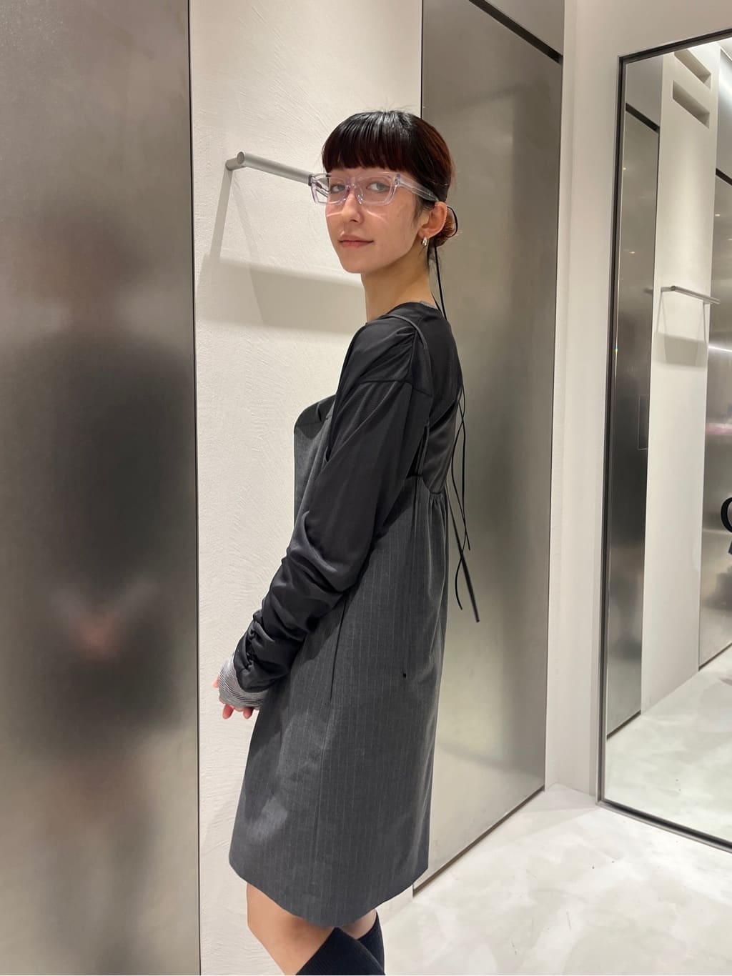 Rielさんの「CODE A｜tailored mood mini dress」を使ったコーディネート