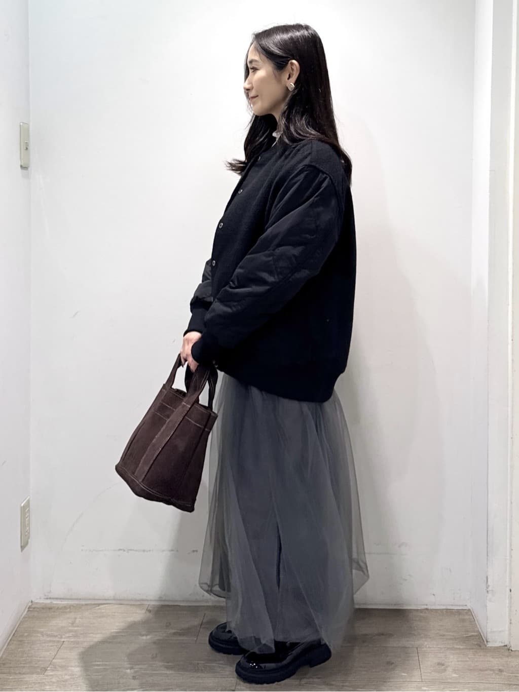 yuicciさんの「OPAQUE.CLIP｜《リバーシブル》キルティングブルゾン」を使ったコーディネート