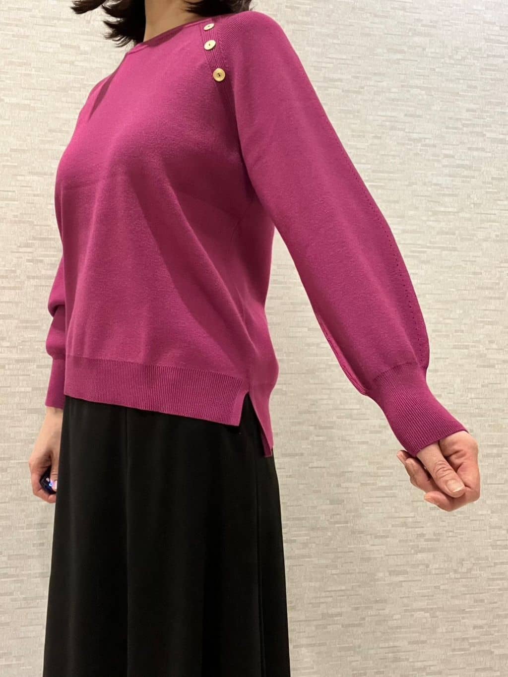marikoさんの「Reflect｜【通勤】スエードライクフレアスカート」を使ったコーディネート