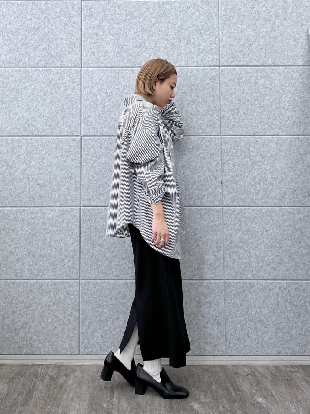 Harukaさんの「INDIVI｜Timeless｜ビッグポケットフォルムシャツ【接触冷感】」を使ったコーディネート
