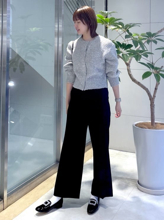 yukaさんの「UNTITLED｜【あったか素材/ストレッチ性】裏起毛ワイドパンツ」を使ったコーディネート