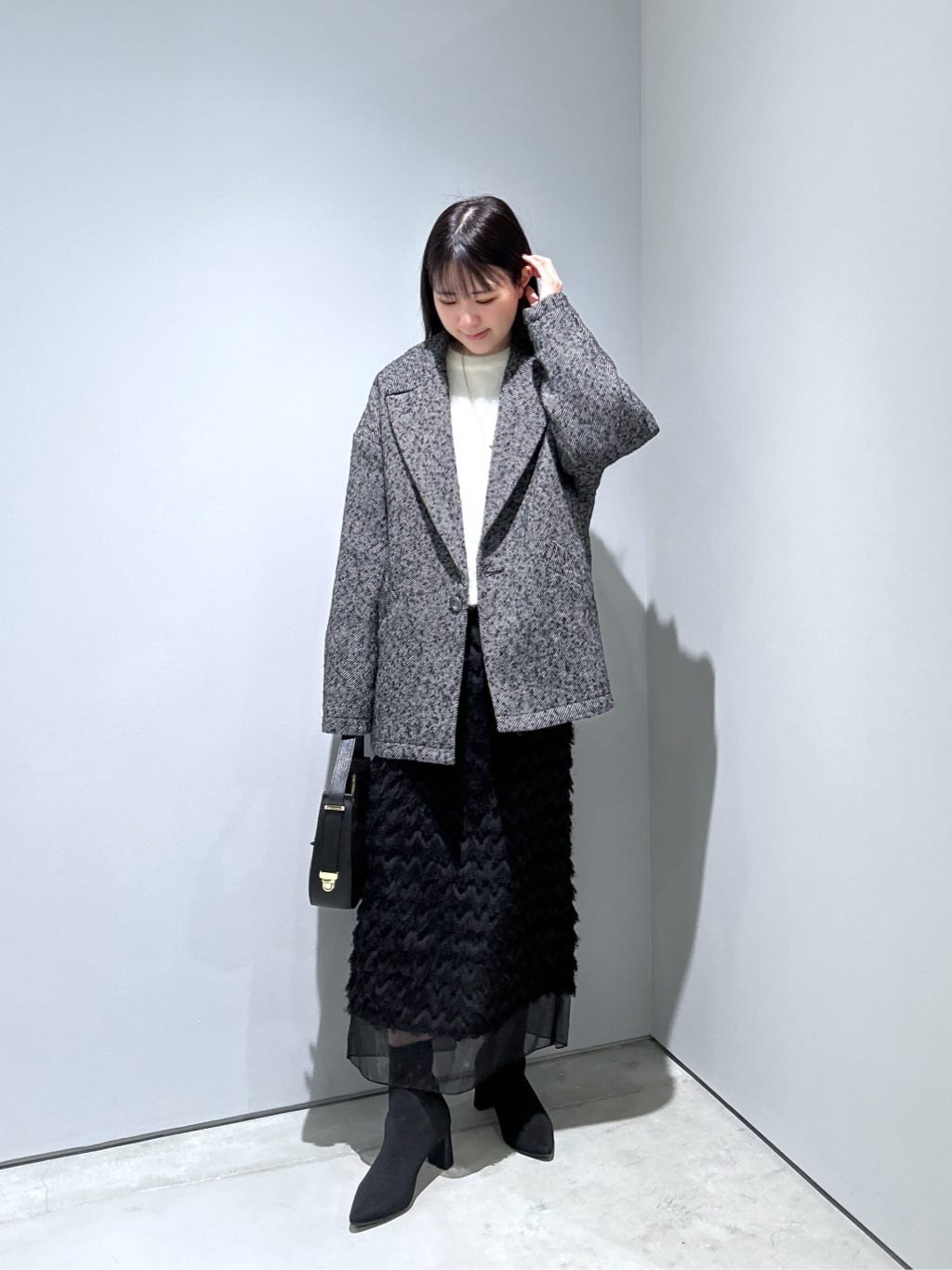 Renoさんの「INDIVI｜【オケージョン／セレモニー】フリンジタイトスカート」を使ったコーディネート