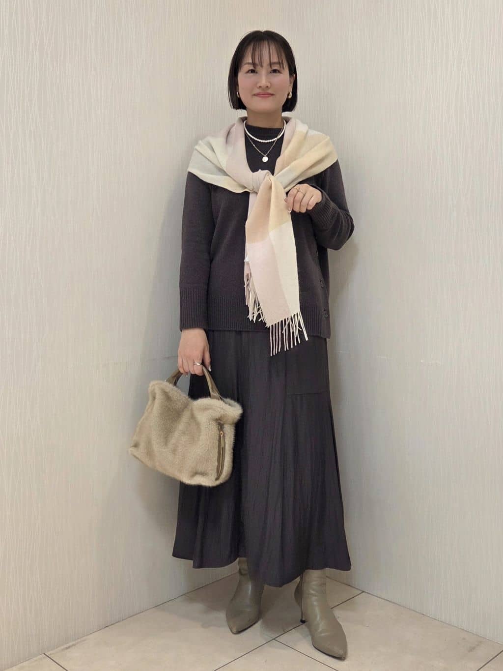 naokoさんの「UNTITLED｜【トレンド/撥水機能/防寒】ショートダウンコート」を使ったコーディネート