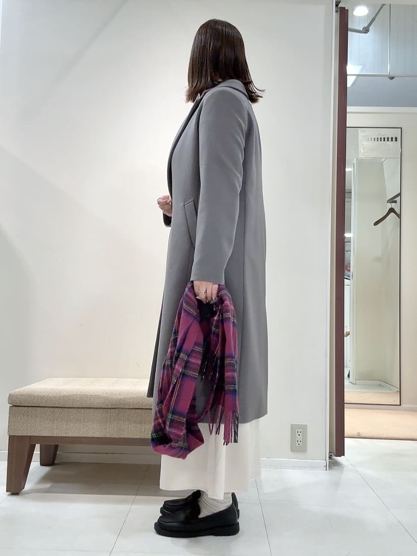 YUIさんの「UNTITLED｜【8色展開/洗える】ウールカシミヤ ハイネックニット」を使ったコーディネート