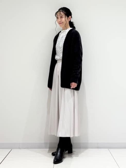kayoさんの「INDIVI｜【きれいめ／オフィス／イベント】フェザージャカードブラウス」を使ったコーディネート
