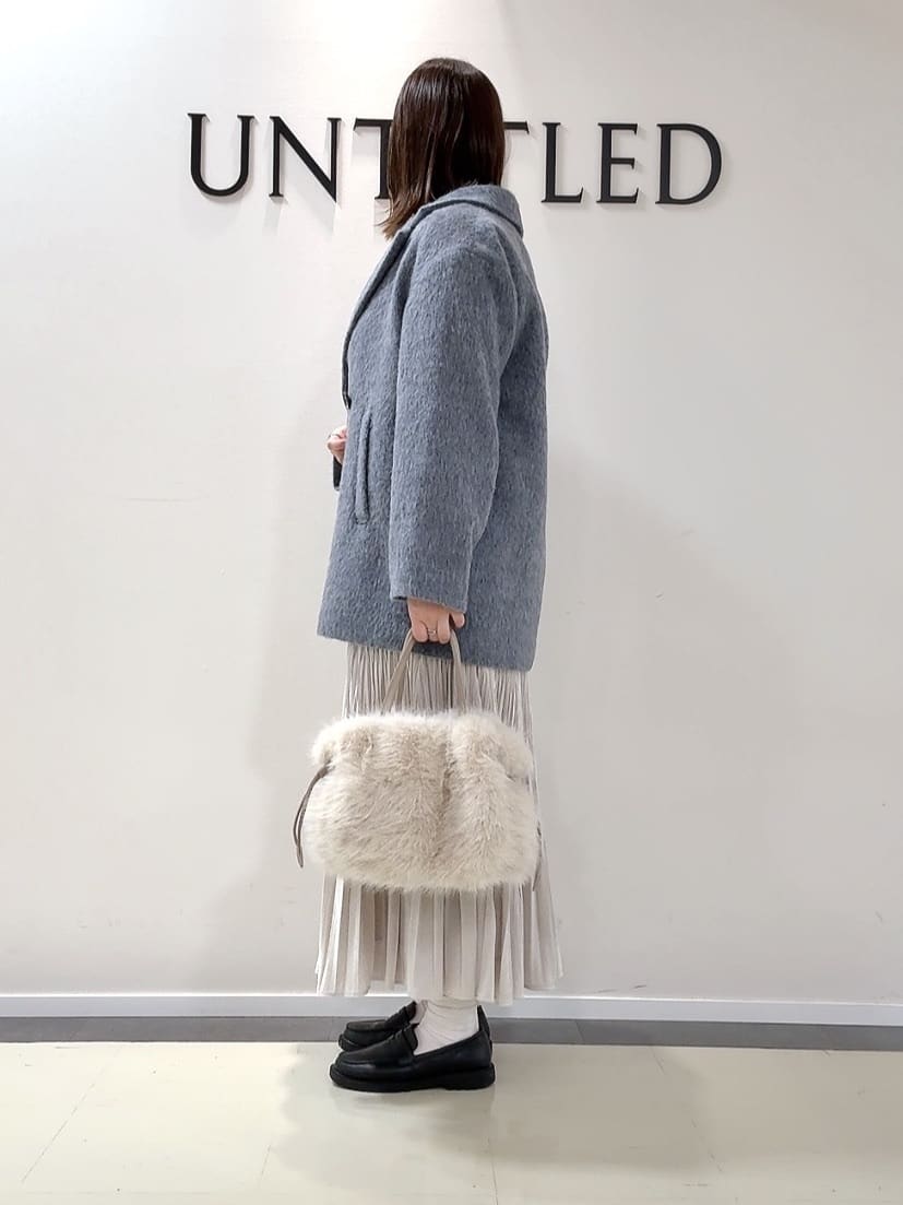 YUIさんの「UNTITLED｜【エレガントジャケット/アウター】イタリアンシャギーPコート」を使ったコーディネート