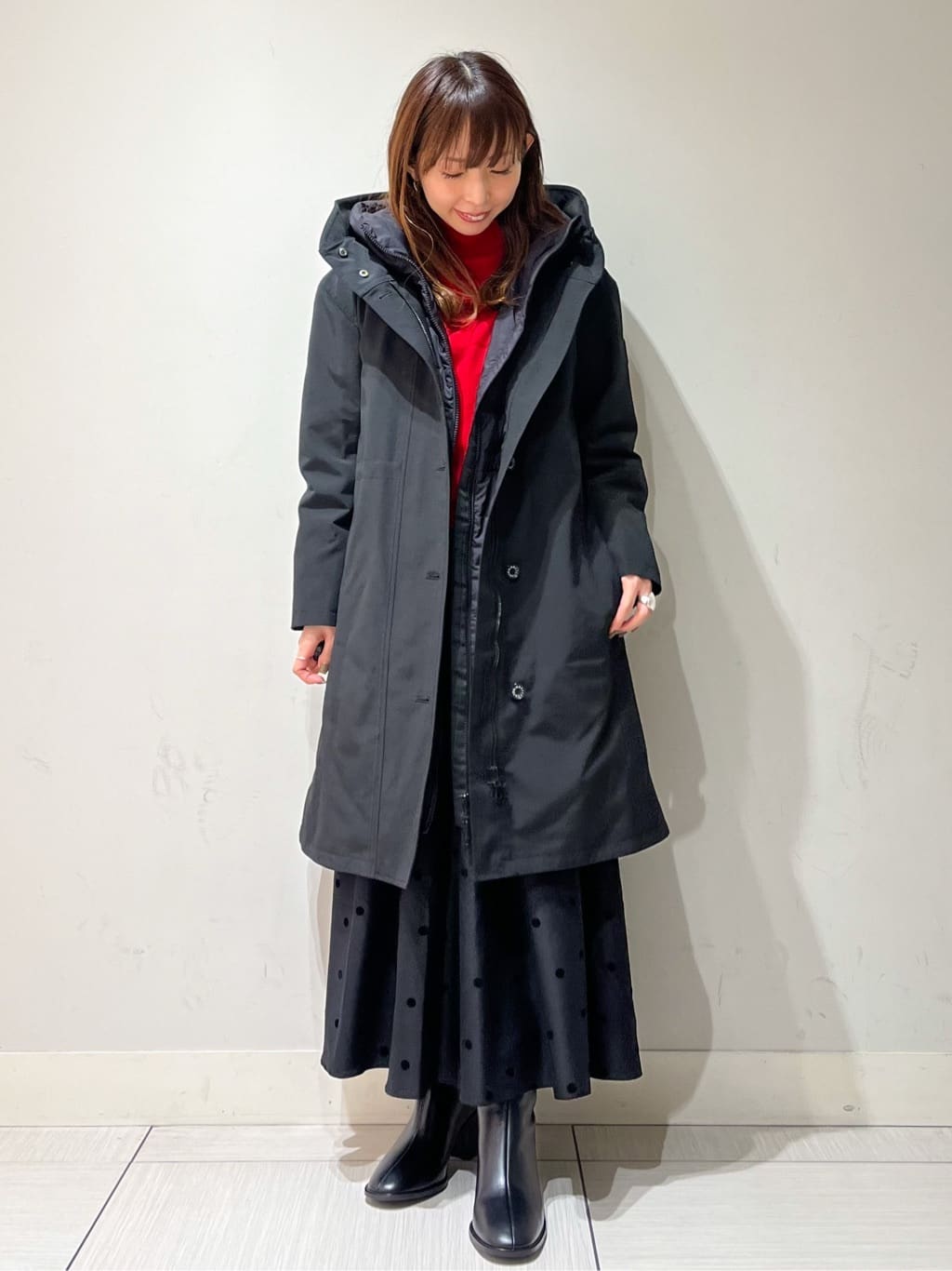 じゅんさんの「DRESSTERIOR｜◆【3WAY/撥水素材/インナー付/CLASSY.12月号掲載】3WAYダウンライナーコート」を使ったコーディネート