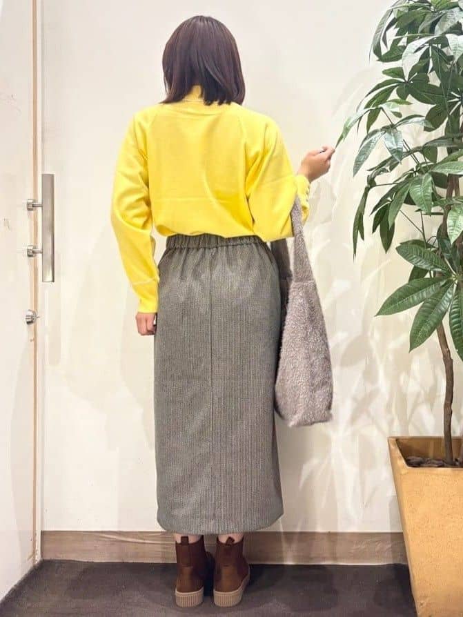 TOWAさんの「SHOO･LA･RUE｜【洗濯機可/吸湿発熱】チクチクしにくいもちもちハイネックニット」を使ったコーディネート