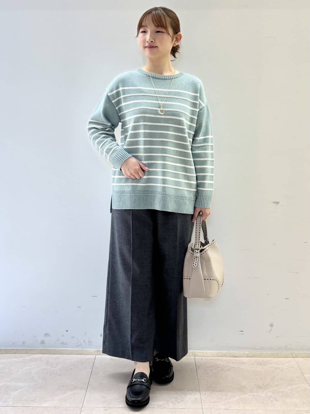 Satoさんの「Reflect｜【腰周りすっきり◎】ワイドクロップドパンツ」を使ったコーディネート