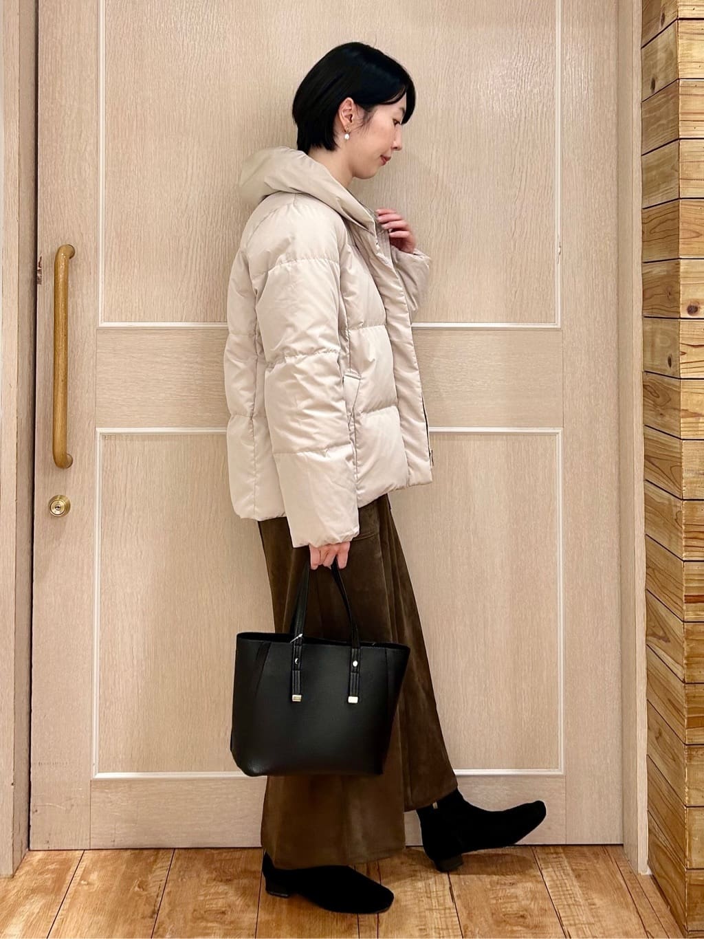 ちぐささんの「SHOO･LA･RUE｜【軽量/2WAY】コーデのアクセントになる　配色トートバッグ」を使ったコーディネート