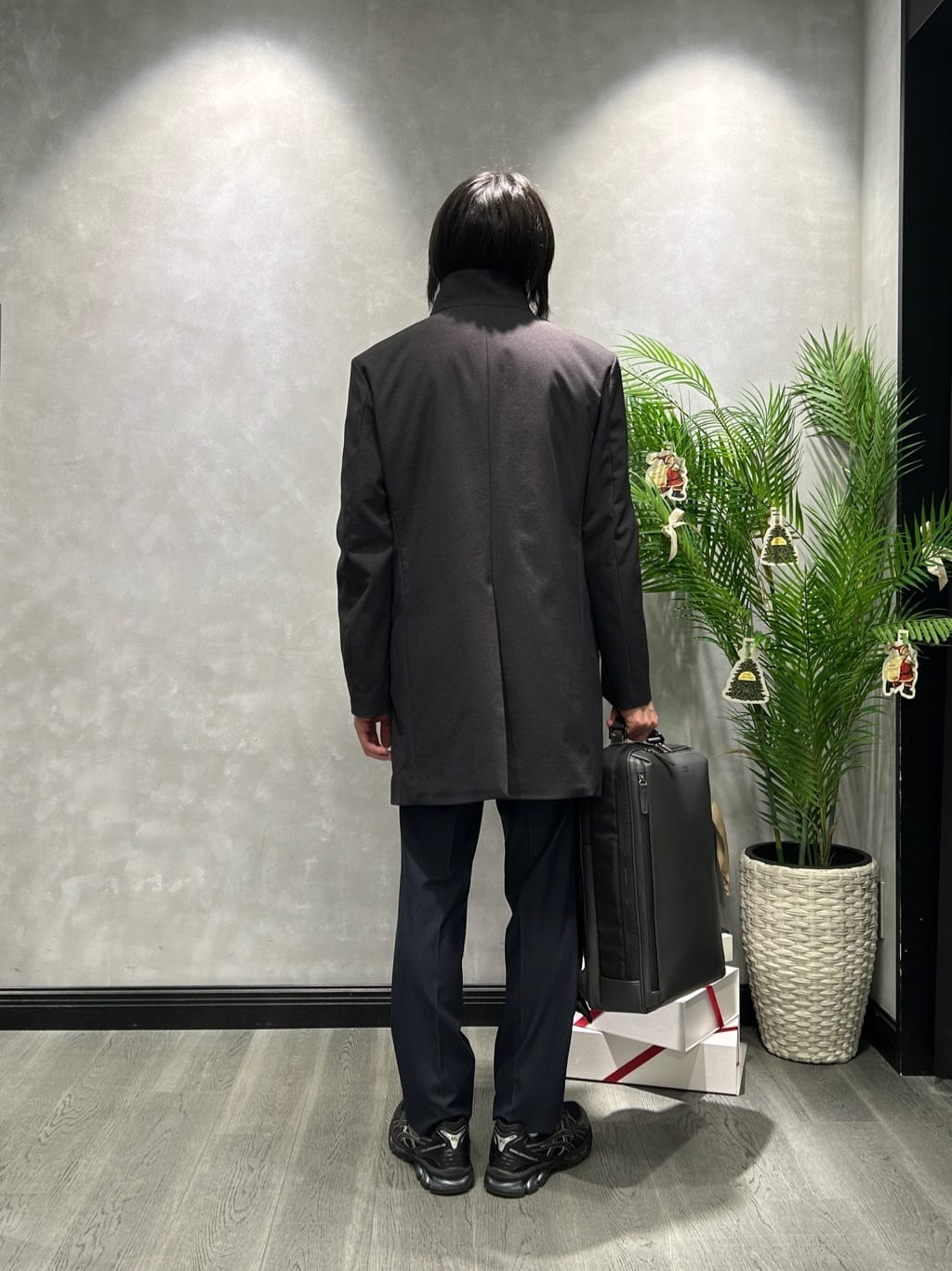 ruiさんの「TAKEO KIKUCHI｜【ダウンライナー付き】ドビースタンドカラーコート」を使ったコーディネート