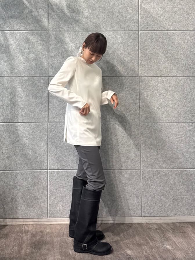 designer yukaさんの「CODE A｜zip leggings pants(Fleece)」を使ったコーディネート