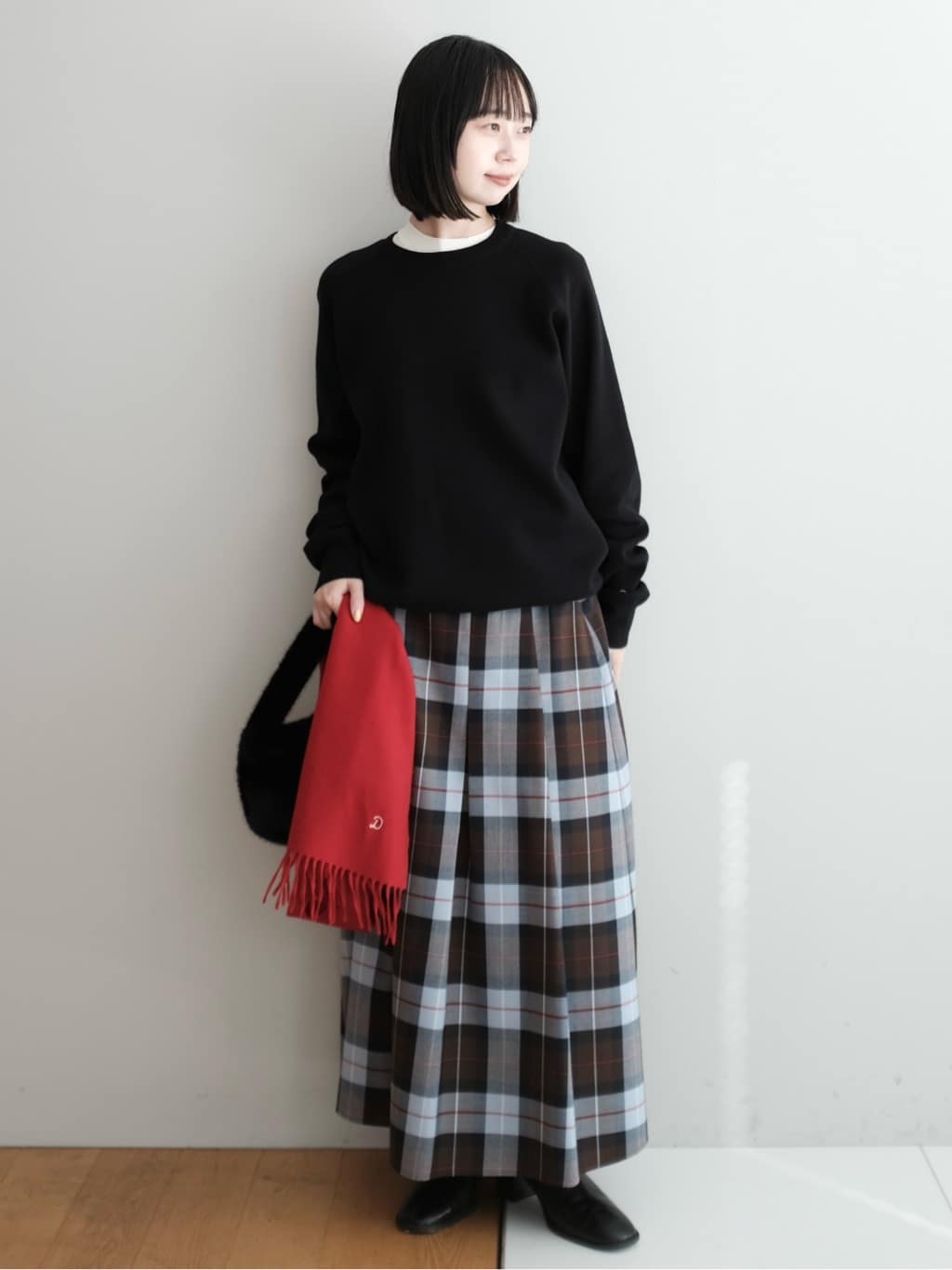 Kishimotoさんの「DRESSTERIOR｜◆【洗える/7色展開】ウォッシャブルコットンカシミヤニット」を使ったコーディネート