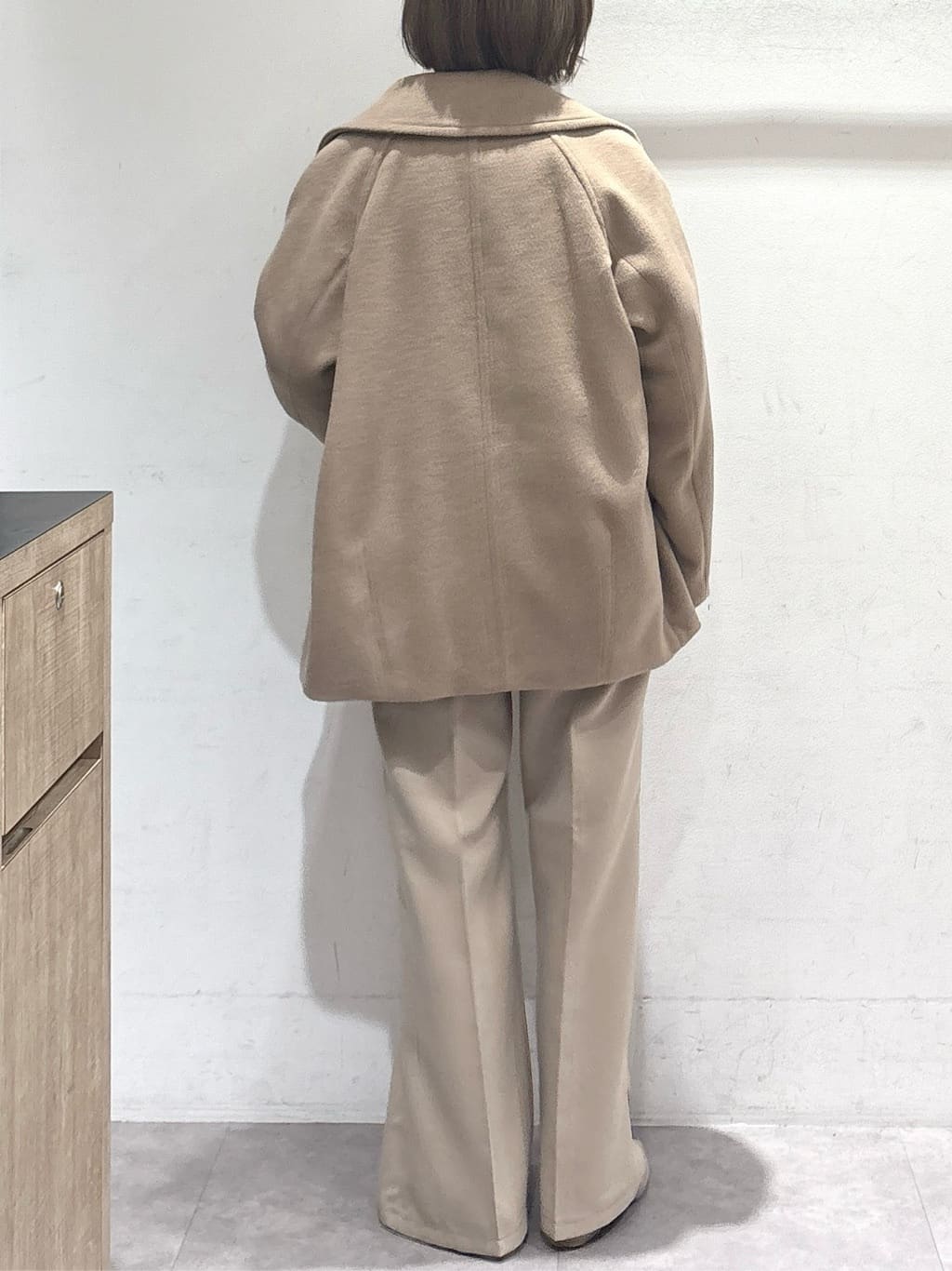 たけねぇさんの「OPAQUE.CLIP｜カシミヤブレンドウールミドルピーコート」を使ったコーディネート
