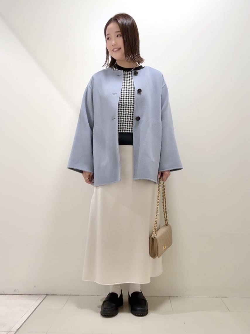 YUIさんの「UNTITLED｜【ミディ丈/軽やか】セミラグランリバー コート」を使ったコーディネート