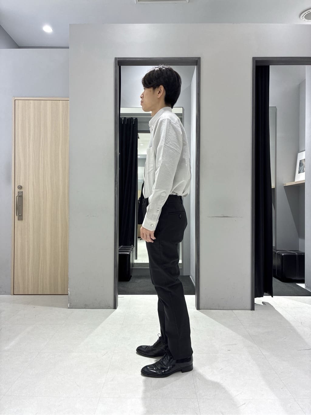 わいずみさんの「TAKEO KIKUCHI｜【None Of Stress】アクティブジャージ 千鳥 ジャケット」を使ったコーディネート