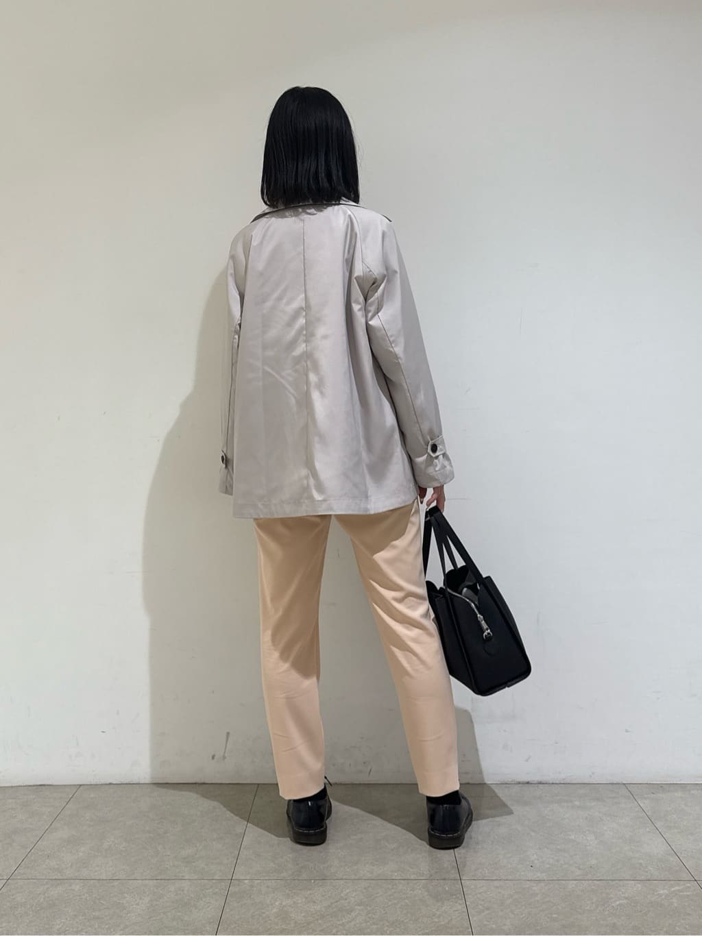 rinaさんの「INDIVI｜【洗える】ジョーゼットボウタイブラウス」を使ったコーディネート