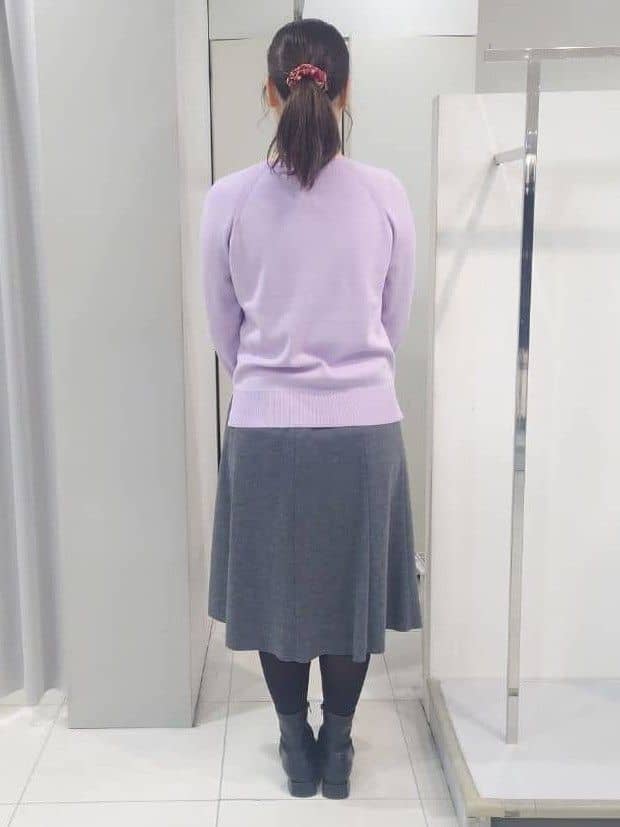 AZUSAさんの「Reflect｜【ゆったり着られる◎】ラグランスリーブニット」を使ったコーディネート