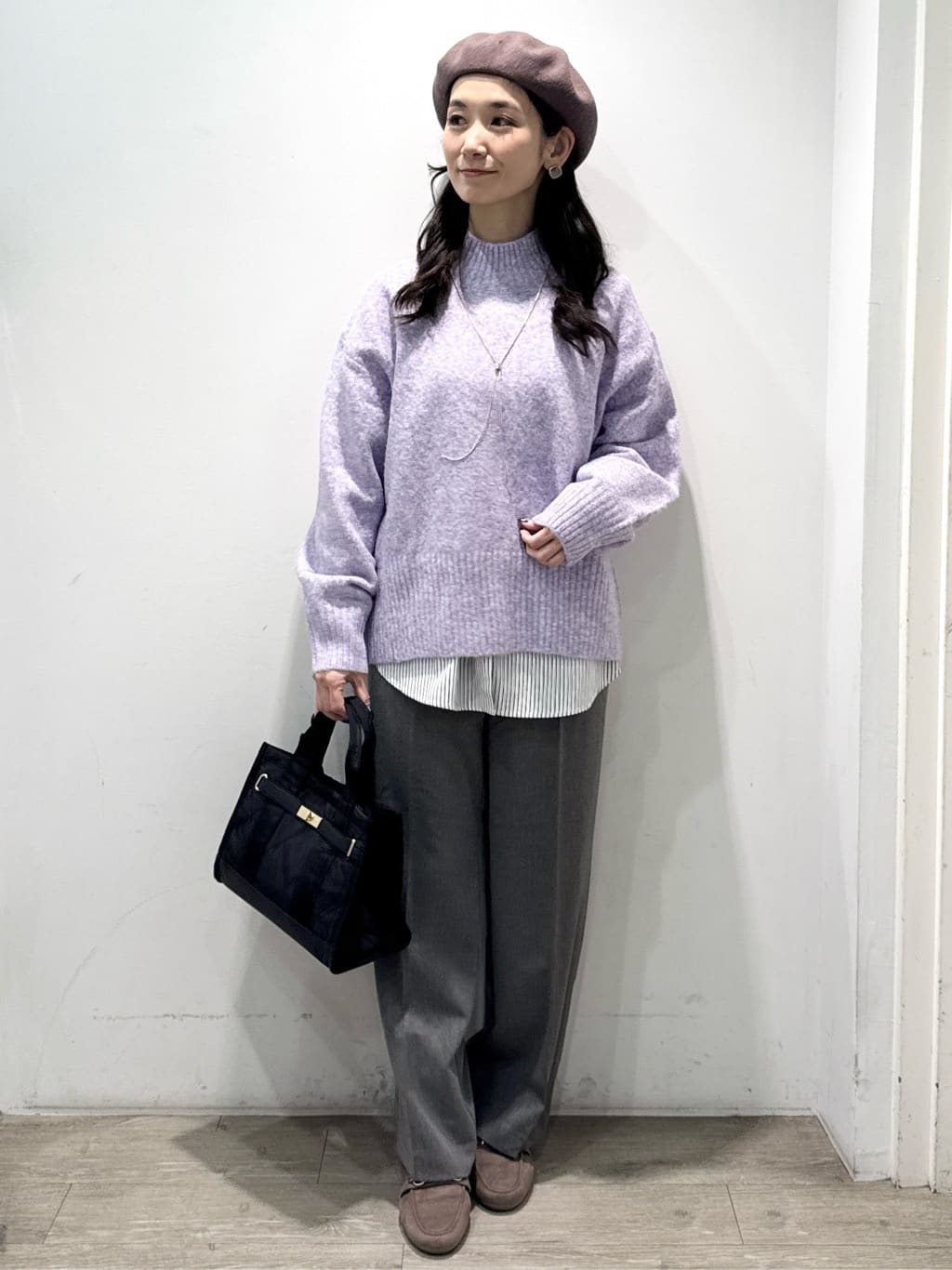 yuicciさんの「OPAQUE.CLIP｜シャツドッキングカットソー【洗濯機OK】」を使ったコーディネート
