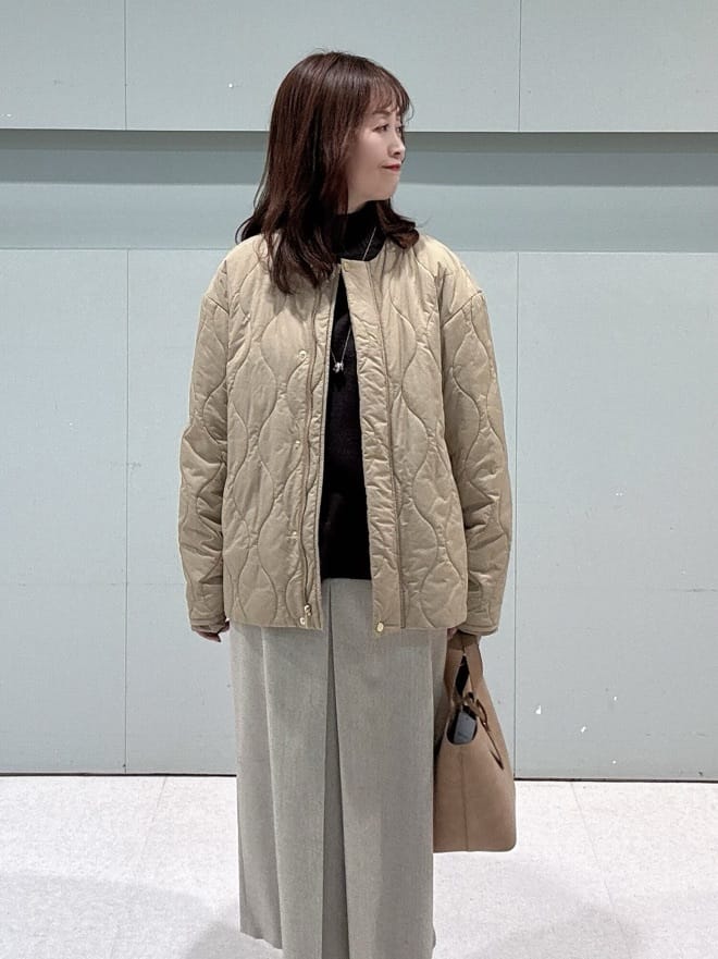 makiさんの「UNTITLED｜【8色展開/洗える】ウールカシミヤ ハイネックニット」を使ったコーディネート