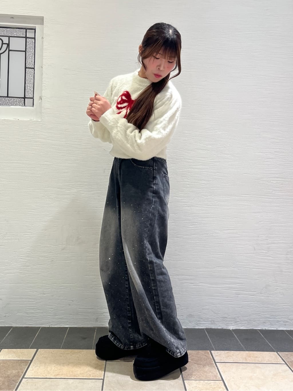 Nさんの「ESPERANZA｜ふわもこボアサボ」を使ったコーディネート