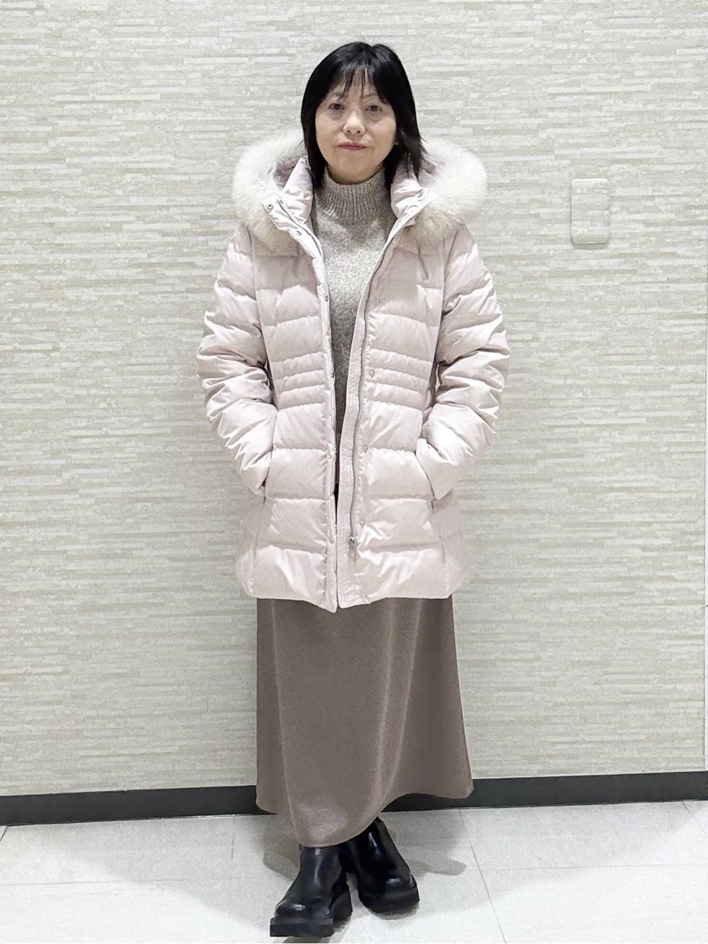 KITAさんの「UNTITLED｜【8色展開/洗える】ウールカシミヤ ハイネックニット」を使ったコーディネート