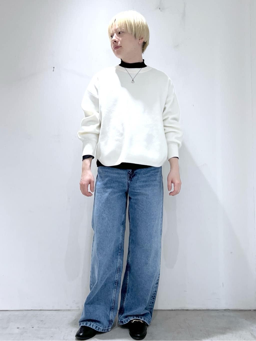JINさんの「OPAQUE.CLIP｜デザインハートモチーフ スライドネックレス」を使ったコーディネート