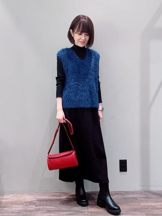 Satoさんの「Dessin｜メタルワントップネックレス」を使ったコーディネート