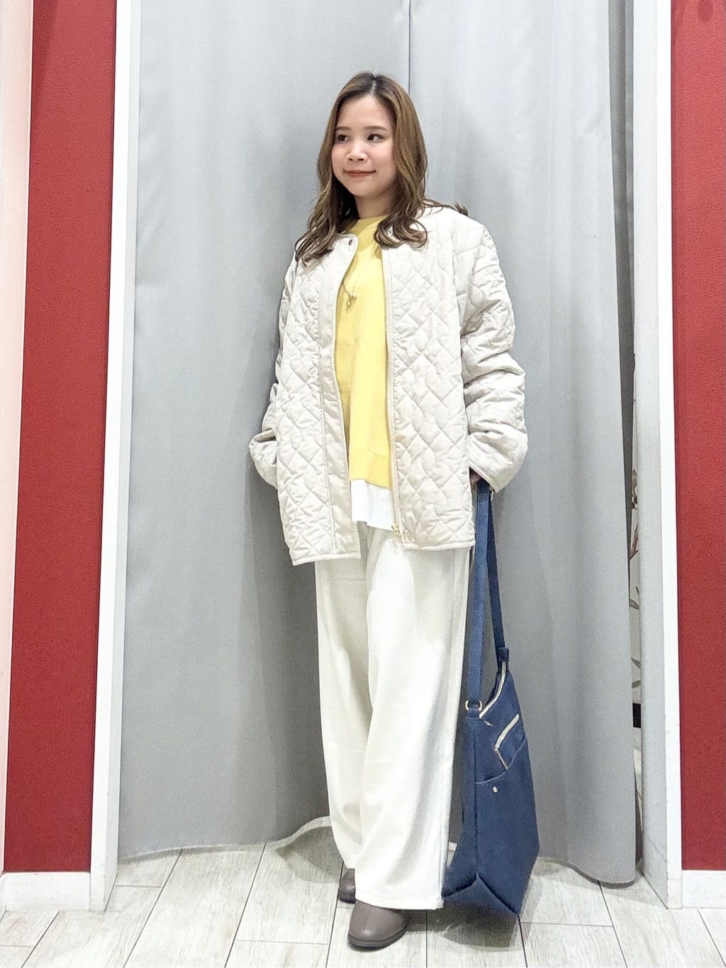 shioさんの「SHOO･LA･RUE｜【高レビュー/洗濯機可/S-LL】さらに軽くなった スポンディッシュ裾フェイクトップス」を使ったコーディネート