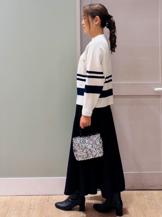 Komi☆さんの「grove｜フーデットミドルコート」を使ったコーディネート
