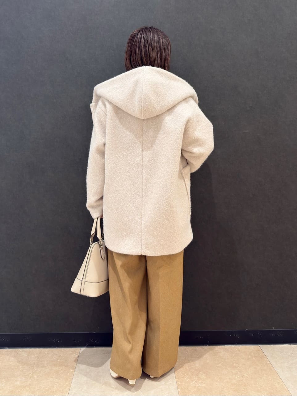 Megさんの「SHOO･LA･RUE｜【洗濯機可／毛玉レス】シンプルケーブル柄ニット」を使ったコーディネート
