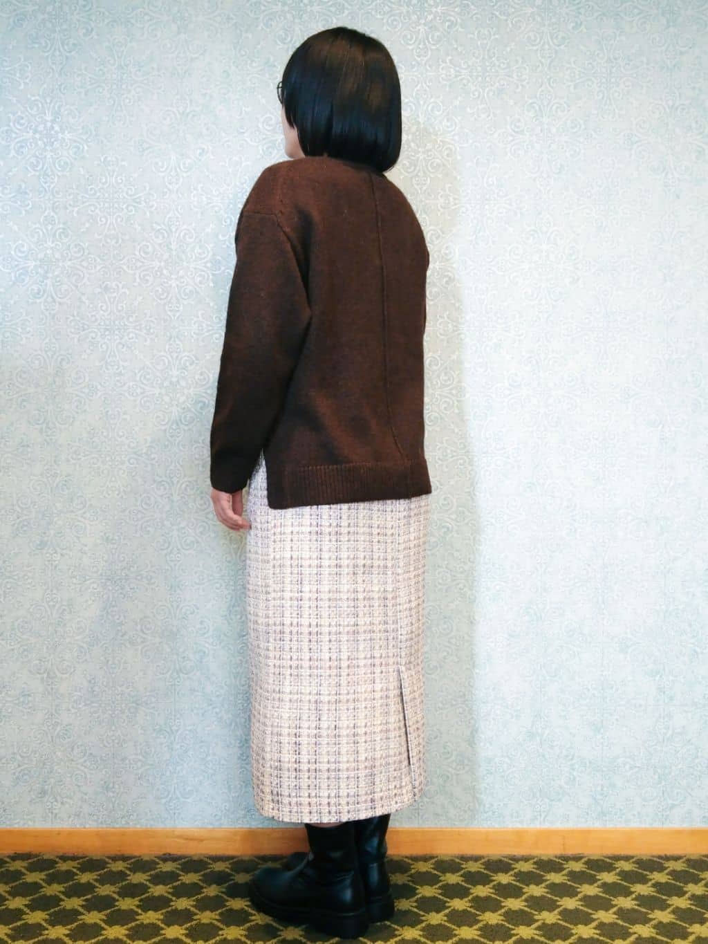 みいさんの「index｜リラクシークルーネックニット【洗濯機OK】」を使ったコーディネート