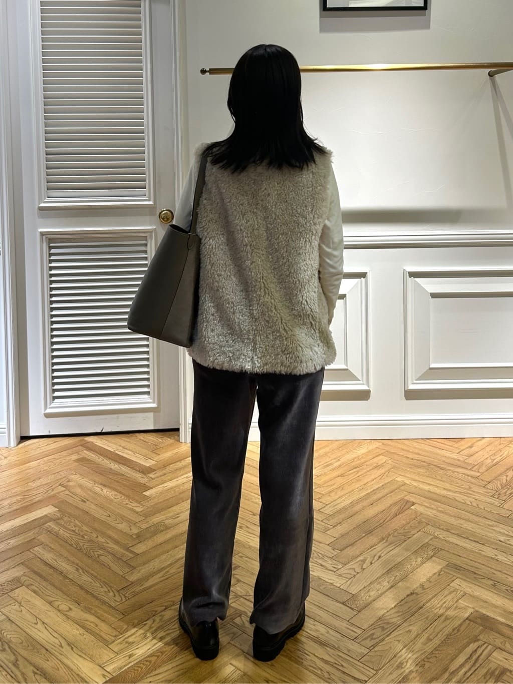 cocoさんの「DRESSTERIOR｜【インナー使いに最適/しっとり暖かな吸湿発熱素材】タートルネックプルオーバー」を使ったコーディネート