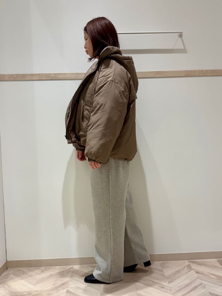 c_h_i_k_aさんの「SHOO･LA･RUE｜【撥水/あったか】たっぷり着られる 中綿モンスターショートコート」を使ったコーディネート