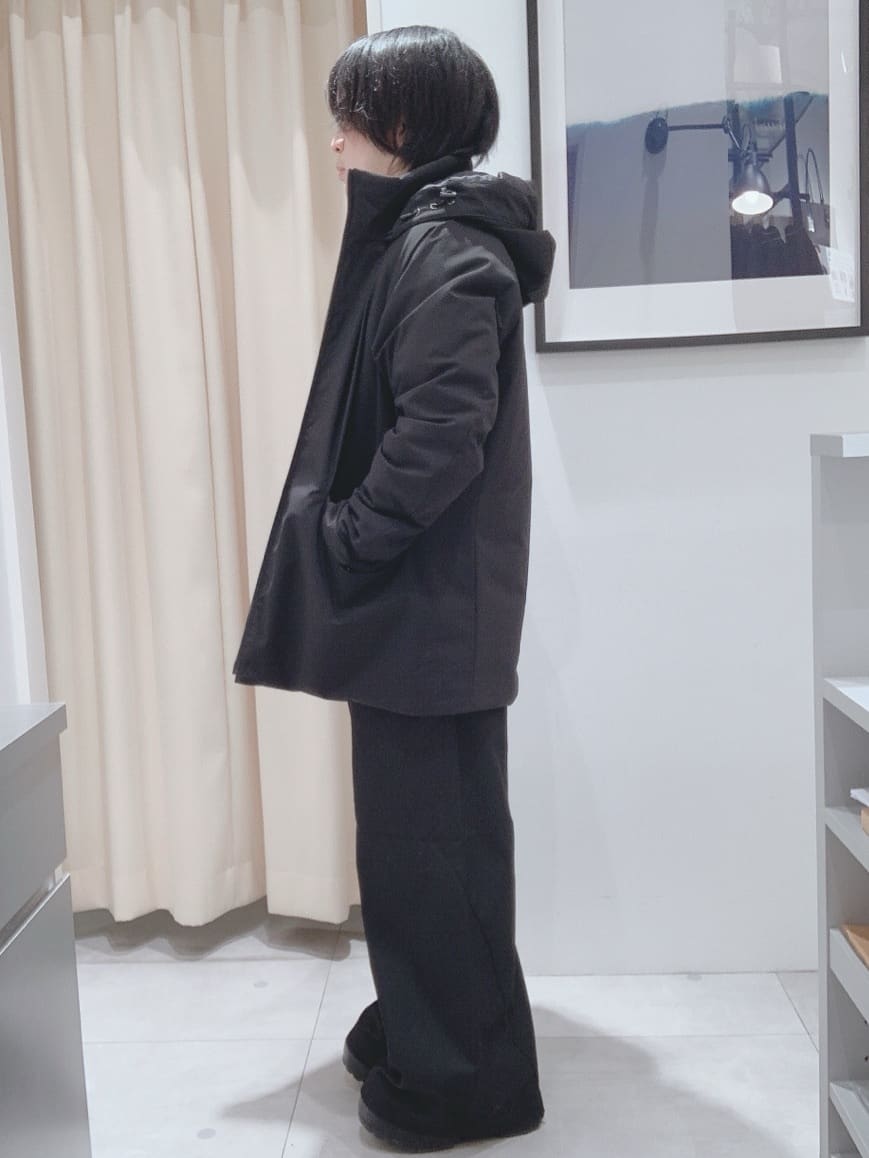 坂。さんの「THE SHOP TK｜【軽くて、暖かい】SORONA／ソロナ 中綿ブルゾン 防風/軽量/洗濯機OK/フード脱着可」を使ったコーディネート